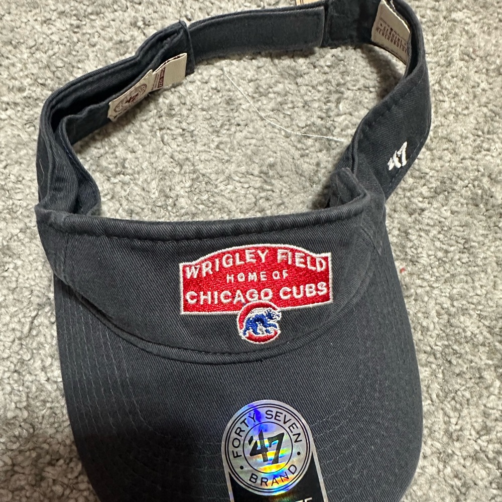 47 Brand Navy Blue Chicago Cubs Visor